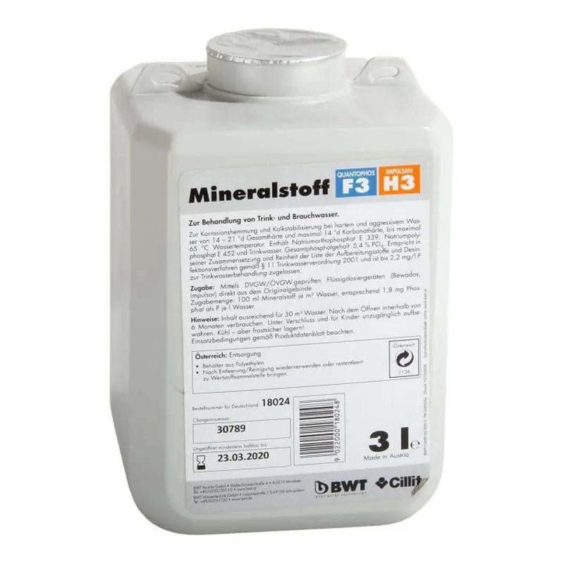 BWT Mineralstoff-Dosierlösung Quantophos F3/H3 3 L Preisreduziert