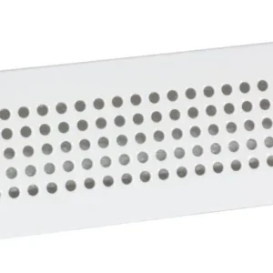 Billig Gitter für Luftanschlusskasten Rundloch Weiß Wand Decke 305 mm x 57 mm