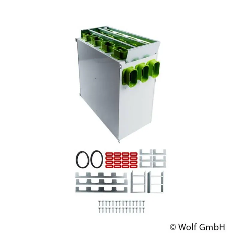 Geprüft Wolf Luftverteiler DN 160 für CWL-F-300 2x9 Stutzen 50x100