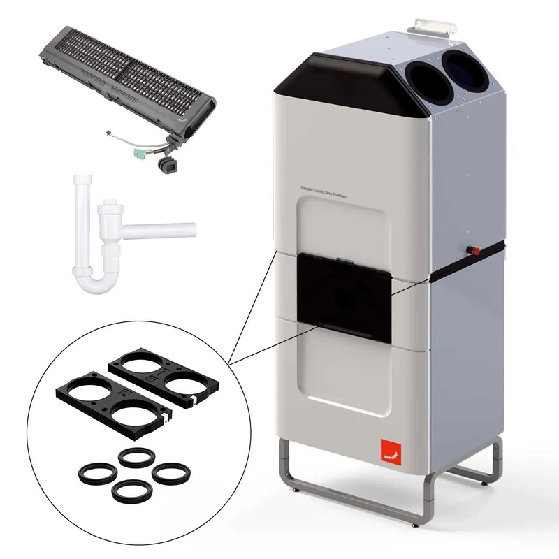Preisreduziert Zehnder ComfoClime Cool Basis-Paket 36 mit Lüftungsgerät ComfoAir Q600 ST