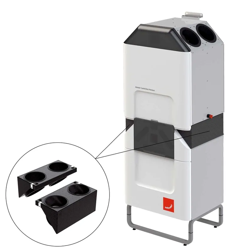 Garantierte Lieferung Zehnder ComfoClime Cool Komfort-Paket 24 mit Lüftungsgerät ComfoAir Q350 TR Enthalpie