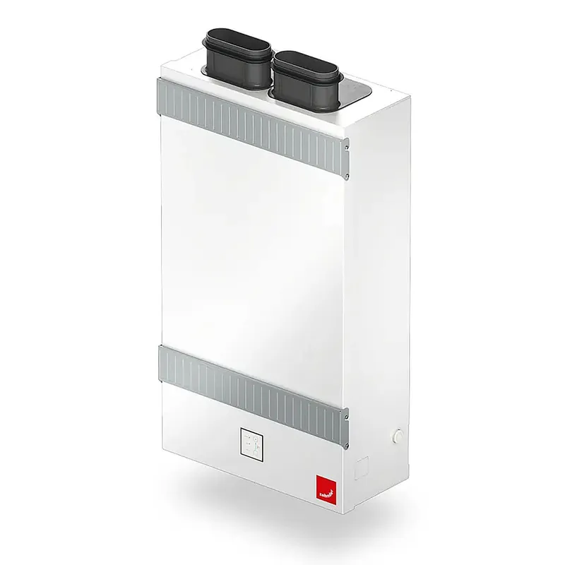 Zehnder Komfort-Lüftungsgerät ComfoAir Fit 100 CR Enthalpie, Feuchte-Sensorplatine, Zuluftanschluss rechts, Außen- und Fortluftanschlüsse hinten Must-Have