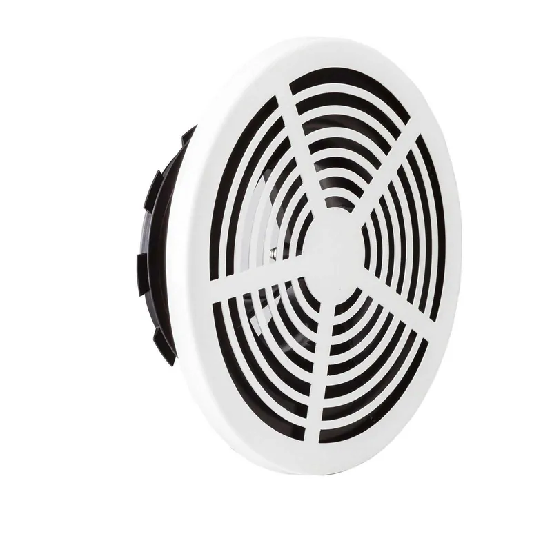 Sale Kermi x-well Zu-/Abluftdurchlass SEA100 rund aus Metall, weiß, NW 125 mm