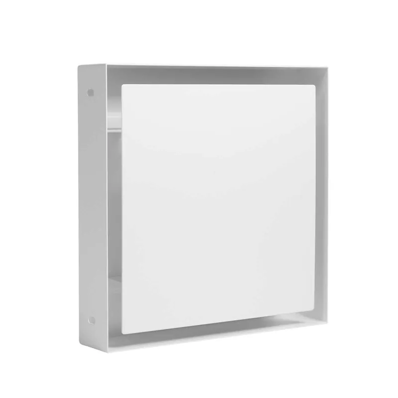 Solange Der Vorrat Reicht Kermi x-well Zu-/Abluftdurchlass SEA303 quadratisch aus Metall, weiß, NW 125 mm