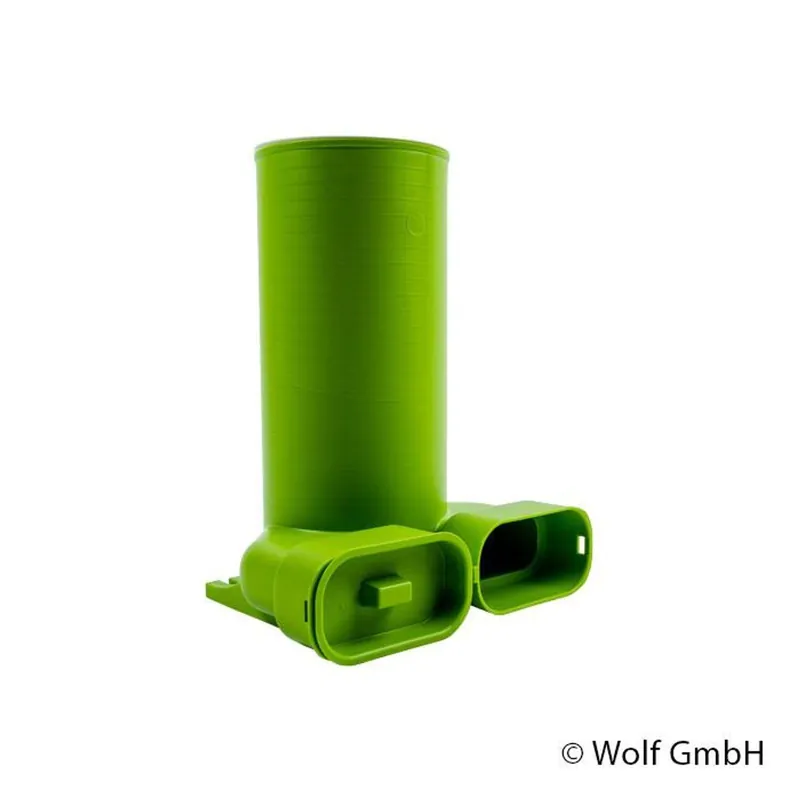 Wolf Anschlussteil Flachkanal 50x100 Ventil DN 125 Neue Ware