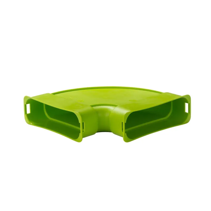 Begrenztes Angebot Wolf Bogen 90 Grad waagerecht 50x140 antistatisch/antimikrobiell, für CWL