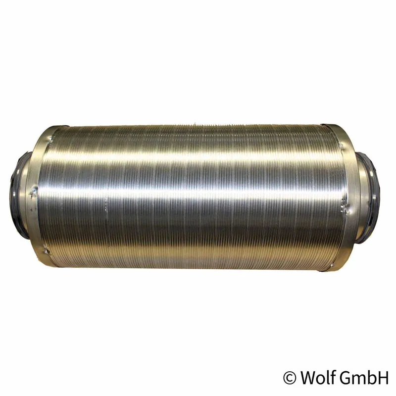 Aktuell Wolf CWL Schalldämpfer DN160 Länge 500 mm mit 50 mm Dämmung