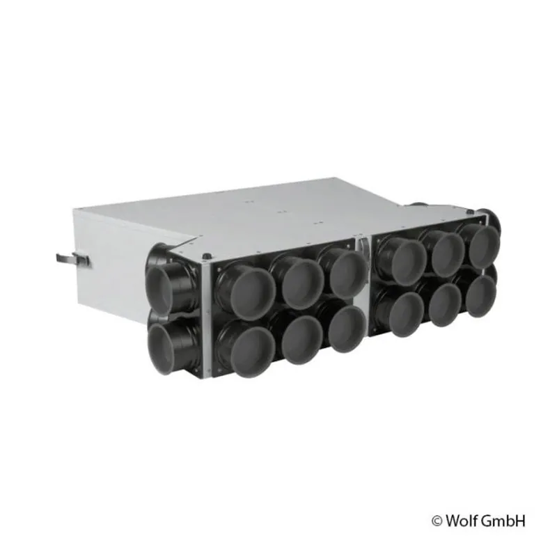Solange Der Vorrat Reicht Wolf Luftverteiler DN 125 für CWL-F-150 2x10 Stutzen DN 75/63