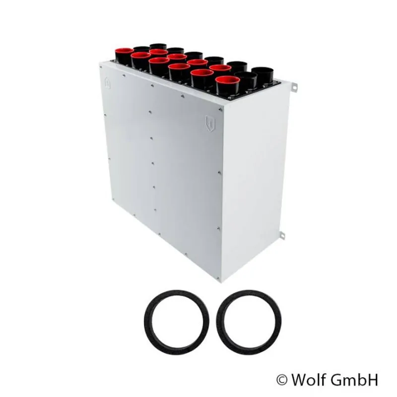 Direktkauf Wolf Luftverteiler DN 160 für CWL-F-300 2x9 Stutzen DN 75/63