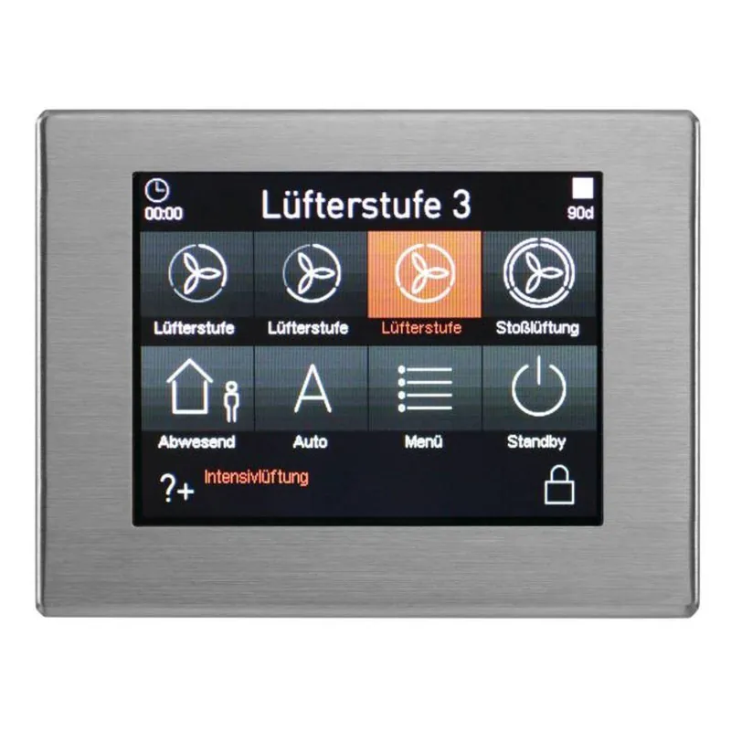 Expressversand Zehnder Bedieneinheit TFT Edelstahl RD