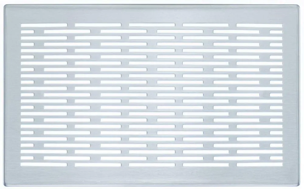Zehnder Designgitter CLD Genua Edelstahl 260 x 160 mm Geprüft