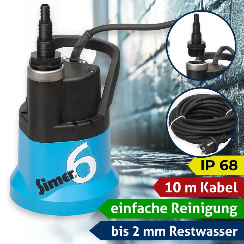 Jung Pumpen Tauchpumpe Simer 6 Bestpreis