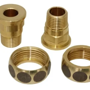 Pumpenverschraubungs-Set aus Messing DN 15 AG 1/2 Zoll x DN 25 IG 1 Zoll Nur Heute