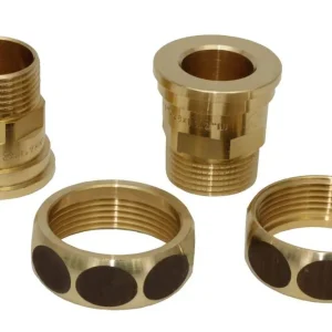 Neue Kollektion Pumpenverschraubungs-Set aus Messing, DN 25 AG 1 Zoll x DN 40 IG 1 1/2 Zoll