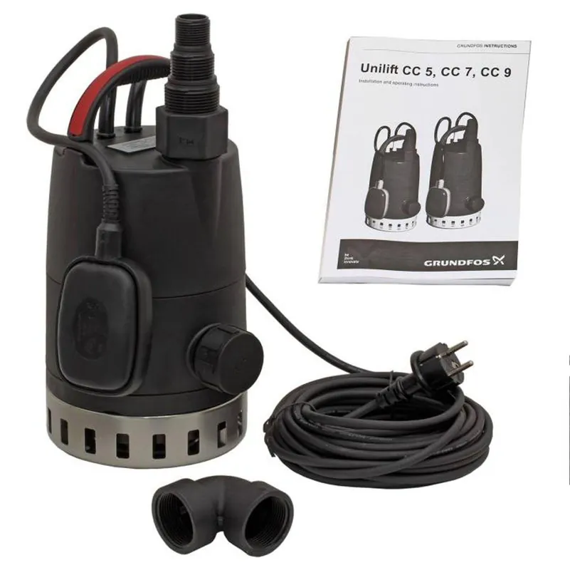 Online Kaufen Grundfos Schmutzwassertauchpumpe Unilift CC 5 A1 mit Schwimmerschalter