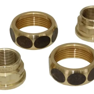 Preisknaller Pumpenverschraubungs-Set aus Rotguss DN 20 IG x 32 IG