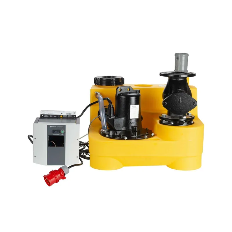 Jung Pumpen Fäkalienhebeanlage COMPLI 400 (400V) mit montierter Rückschlagklappe R80 Knallerangebot
