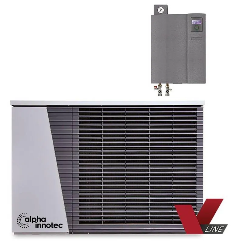 Preiswert alira V-line - LWDV 91-1/3-HDV 9-1/3 bis 9 kW duale Luft/Wasser Wärmepumpe mit Hydraulikmodul