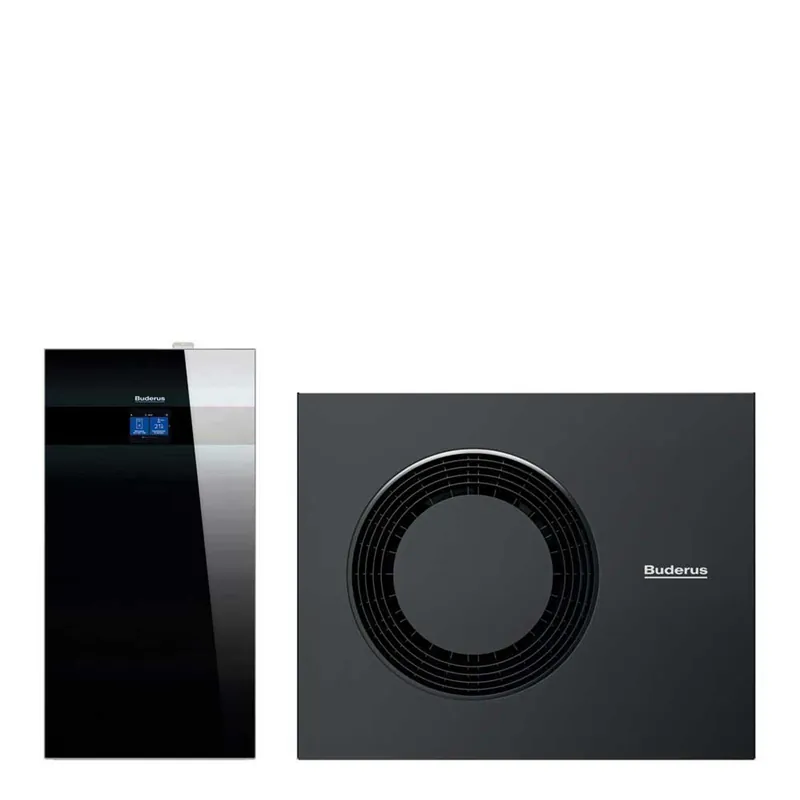 Buderus Luft-Wasser-Wärmepumpe Logaplus M WLW186i-12 AR TP70 schwarz Begrenztes Angebot