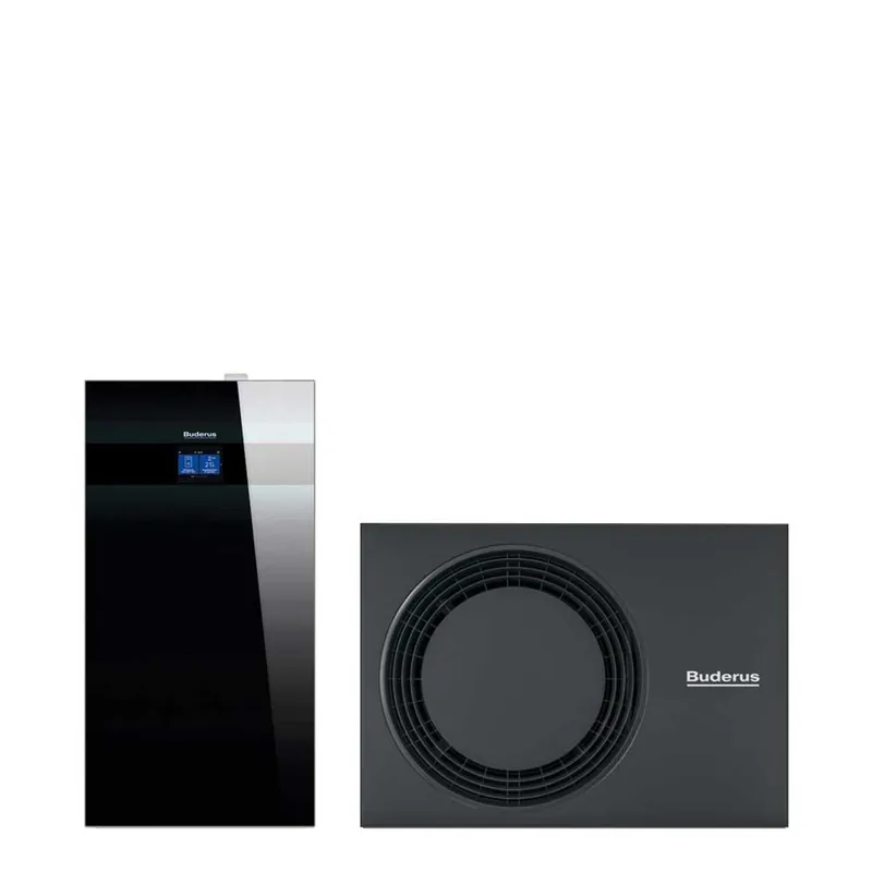 Billig Buderus Luft-Wasser-Wärmepumpe Logaplus M WLW186i-4 AR TP70 schwarz