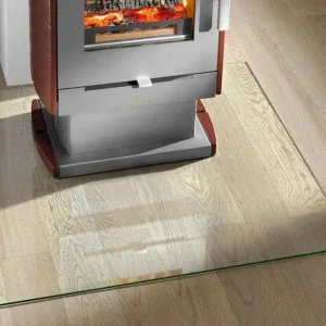 Haas+Sohn Bodenplatte Glas für Kaminofen A1 Rechteck Glas Letzte Chance