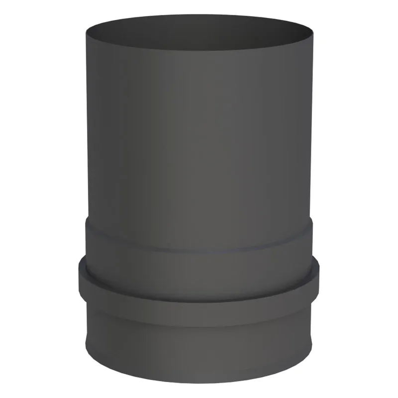 Online Kaufen Jeremias PELLET-LINE Geräteanschluss mit FU-Muffe inkl. Dichtung Edelstahl schwarz Ø 80 mm