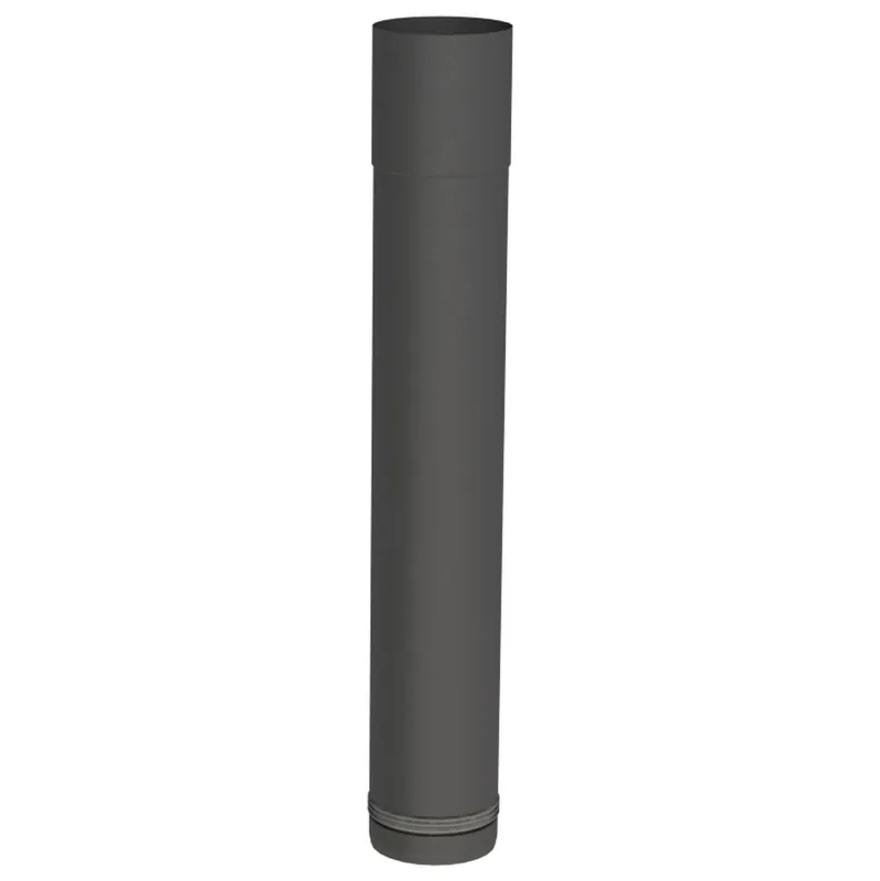 Jeremias PELLET-LINE Schiebeelement einteilig 080-420 mm Edelstahl schwarz Ø 100 mm Begrenztes Angebot
