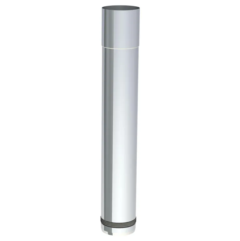 Jeremias PELLET-LINE Schiebeelement einteilig 080-420 mm Edelstahl unlackiert Ø 80 mm Top-Seller