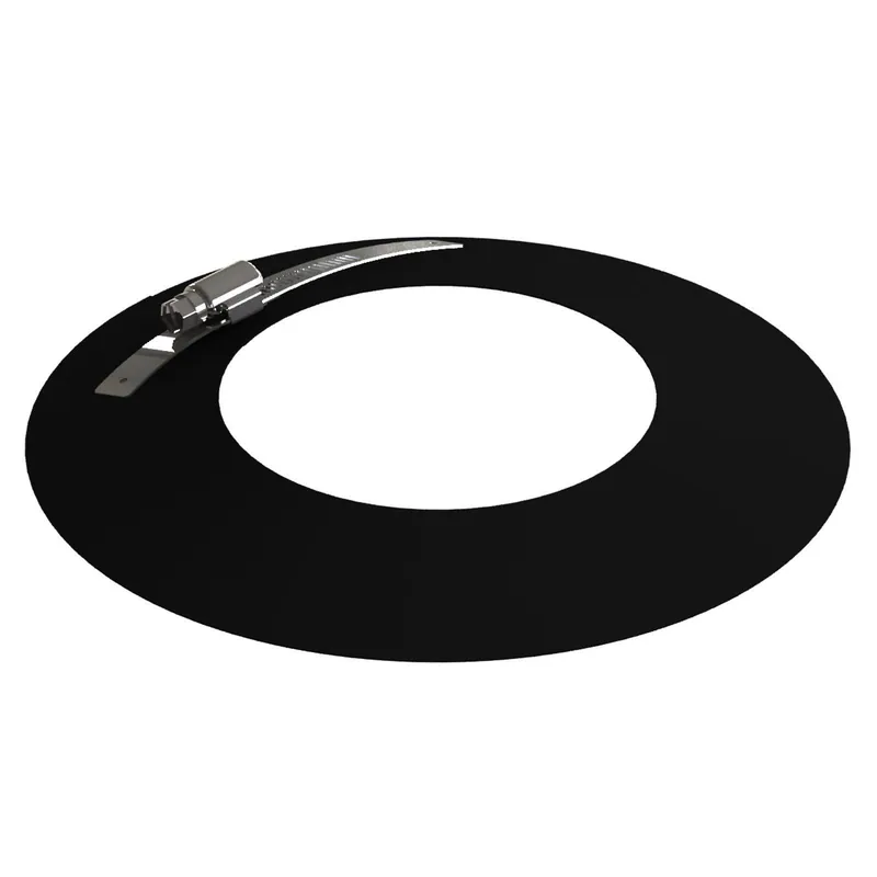 Jeremias PELLET-LINE Wandrosette Edelstahl schwarz Ø 100 mm Wochenendangebot
