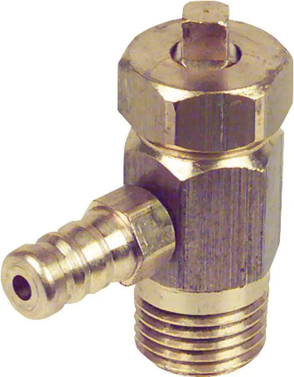 Meßnippel mit Ventil PN 25 lg.30 R 1/4" Kracherpreis