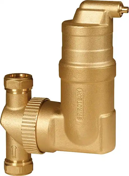 Mikroblasen-Luftabscheider Spirovent RV2, 22mm Klemmanschluss, universal Solange Der Vorrat Reicht
