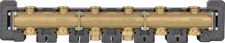 Modulverteiler DN25(1") 3-fach, bis zu 5 Heizkreise anschließbar Heißes Angebot