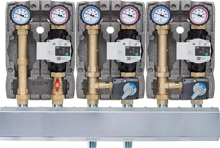 Modulverteilergruppe Easyflow 1xDirektkreis,2xMischerkreis Typ DiMIMI25 Jetzt Kaufen