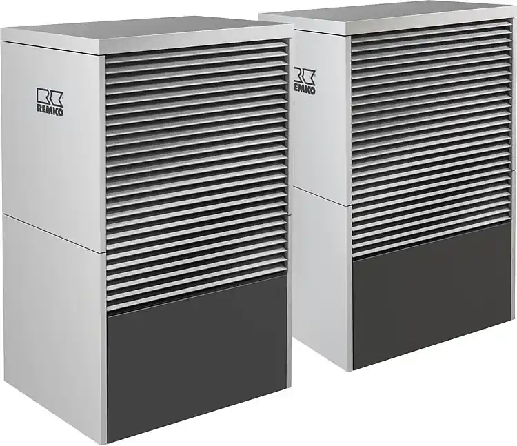 Billig Monoblock-Wärmepumpe Remko Serie LWM 110 Duo, Alu