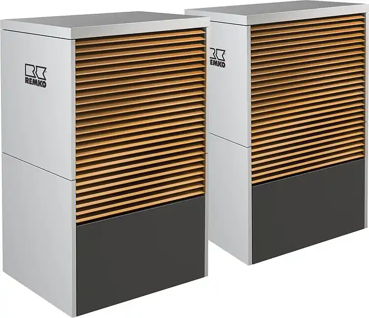 Meistverkauft Monoblock-Wärmepumpe Remko Serie LWM 110 Duo, Holz