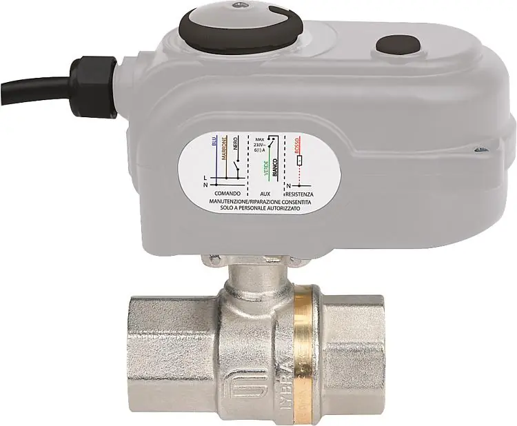 Motorisch gesteuerter Kugelhahn Lybra 230V, AC, 1/2" Direkt Vom Hersteller