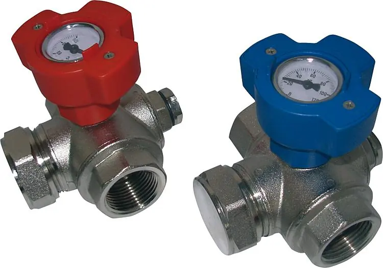Nur Heute Multifunktionskugelhahn-Set für Wärmetauscher 1 1/4"