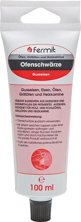 Neuheit Ofenschwärze in 100ml Tube