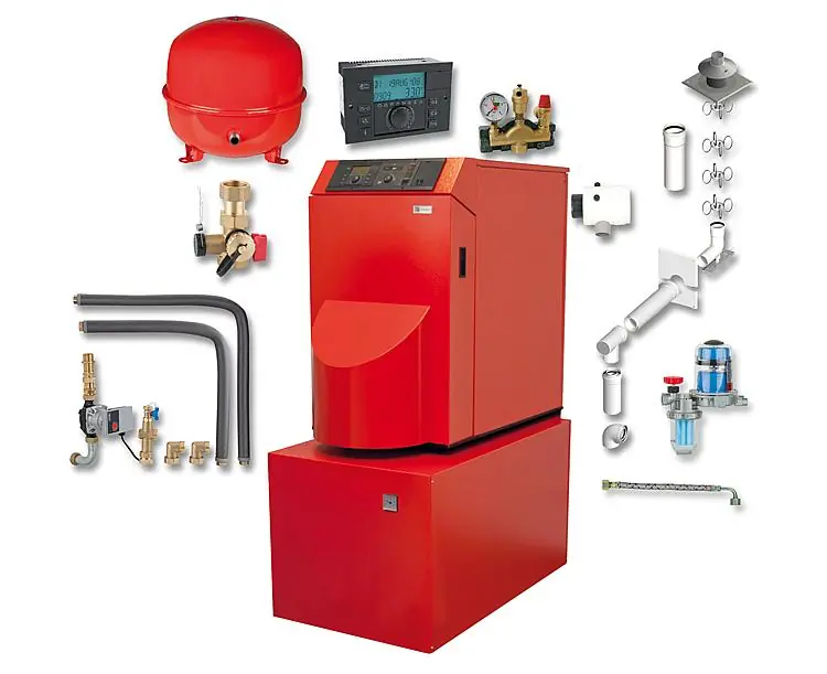 Öl-Brennwertkessel-Komplettpaket Intercal Ecoheat Plus Basis 20 kW Geprüft