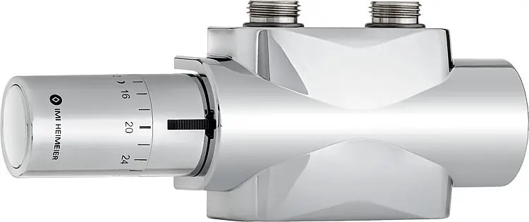 Echt Heimeier Multilux 4-Set Halo Zwei-und Einrohrbetrieb, 3/4", verchromt