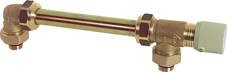 Saisonangebot PAW-Überströmset ÜS DN 3/4" mit Anschlussverschrau- bung 2x 1/2", A=125 für HKS-