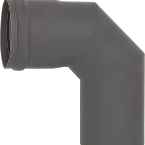 Neuheit Pellet-Abgasrohr-Bogen 90 Drm. 80mm, lackiert mit Silikondichtung