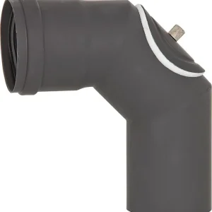 Nur Heute Pellet-Abgasrohr-Bogen 90 mit Revision, Drm. 80mm, lackiert, mit Silikondichtun