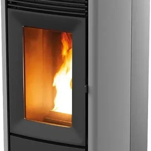 Pelletofen Ego Air 8 M2 Maestro, Grundgerät mit Verkleidung Metall Silber, 8,1 K Top-Seller