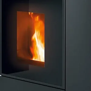 Neu Im Sortiment Pelletofen EIKO Natural Matic 6 Core R, Grundgerät mit Verkleidung Custom, leerer Rahmen, 6,0 KW