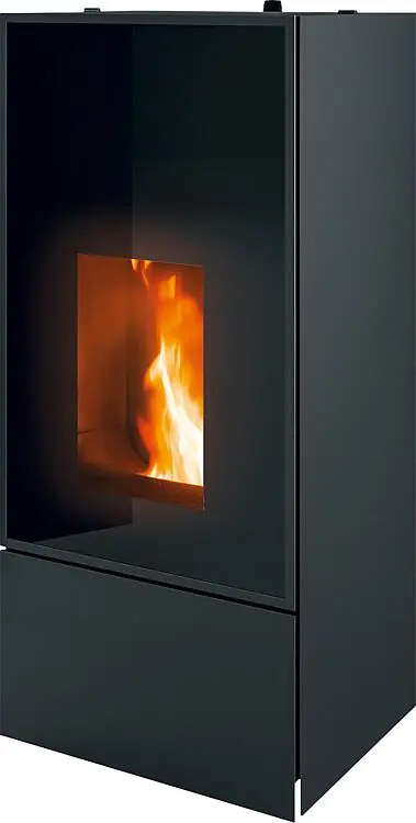 Neu Im Sortiment Pelletofen EIKO Natural Matic 6 Core R, Grundgerät mit Verkleidung Custom, leerer Rahmen, 6,0 KW