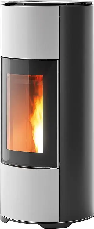 Pelletofen Halo Air Maestro Grundgerät + Verkleidung Aluminium Metall, 8,1KW Neue Kollektion