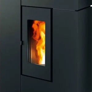 Expressversand Pelletofen MCZ Alea Air 7 R, Grundgerät mit Verkleidung Schwarz Metall, 7,0 KW