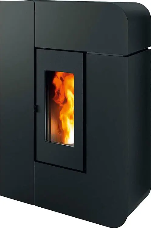 Expressversand Pelletofen MCZ Alea Air 7 R, Grundgerät mit Verkleidung Schwarz Metall, 7,0 KW