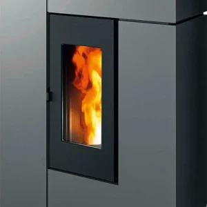 Pelletofen MCZ Alea Air 7 R, Grundgerät mit Verkleidung Silber Metall, 7,0 KW Kracherpreis